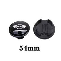 4Pcs 54mm Car Wheel Center Hub Cap Rim Cover For Mini JOHN Cooper S Works JCW One+ R56 R60 R61 F54 F55 F56 F60 Auto Accessories