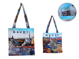 Torba Na Ramię Materiałowa Antoni Gaudi Barcelona Carmani Na Zakupy