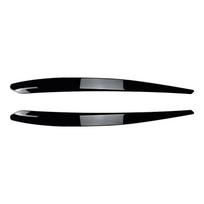 Car Headlight Eyebrows Eyelid Cover Stickers For Skoda Superb B8 2016-2018 Glossy black/Carbon look Body Kit Tuning