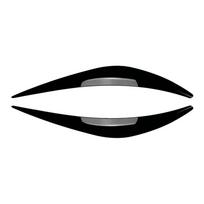 For Infiniti Q50 2014+ Headlight Eyebrow Eyelid Trim Lamp Cover Sticker Car Accessories