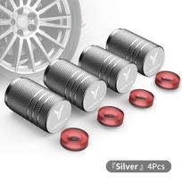 4pcs Car Wheel Tire Valve Caps Tyre Rim Aluminum Stem Covers For Voyah FREE Dreamer Zhuiguang 2021 2022 2023