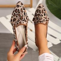 Moterų Loafers'ai su kaspinėliu Prabangūs plokščiapadžiai megzti įsispiriami kvėpuojantys patogūs batai kasdieniai su smailia nosimi vaikščiojimui Loafers'ai avalynė 38 chaki