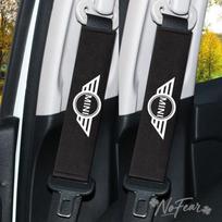 Automobilio galvos atramos saugos diržo peties apsauga Tinka BMW Mini Cooper One S Countryman R50 R53R56 R60 F55 F56 F57 Clubman JCW Automobilio lipdukai