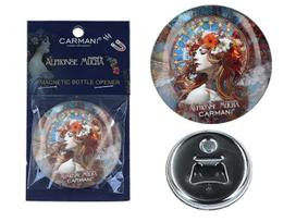 Otwieracz Do Butelek Magnes Na Lodówkę Carmani Alfons Mucha Malarstwo