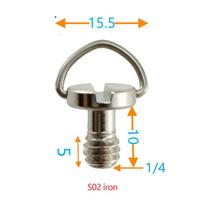 1Pcs For Tripod Monopod Ballhead Camera Mount Screw Dslr Photo Camera Fixed Plate Adapter Screw Quick Release S02