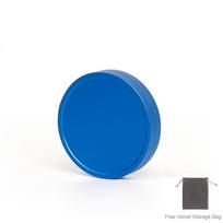 Aluminium Alloy Lens Cap Dustproof Waterproof Instant Camera Lens Cover Buffer Sponge for Fujifilm instax mini EVO mėlyna