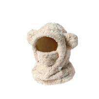 Keep Warm Balaclava Hat Plush Mask Skullies Set Fashion Bear Ears Beanies Hat  Outdoor smėlis