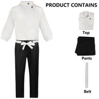 Anime Cosplay Costume Yuta  Tops + Pants Full Set  Roleplay Suit Japanese Anime Uniform S&Other