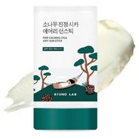 [Round Lab] Pine Calming Cica Airy Sun Stick SPF50+ PA++++ - Sebum Control & Lightweight Soothing Care, 19g | Olive's K-beauty 19g x 1EA