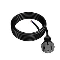 Kabel Zasilający Gumowy Z Wtyczką Prostą 5M 2X1,5Mm2 Typ E 16A Czarny