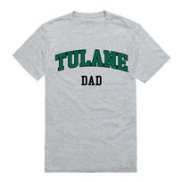 Tulane University Green Waves Tu Dad Father Ncaa Tee Unisex T-shirts S