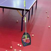 Table Tennis Retriever Storage Basin Lightweight Professional Telescopic Rod Pick up Grabber gray