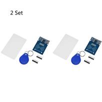 2 sets of new rfid modules 13.56 mhz MFRC-RC522 NFC rf ic card keychain