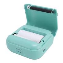 Small Thermal Printer BT 203dpi Portable Pocket Printer for Bill Photo Memo Wrong Question Printer žalia
