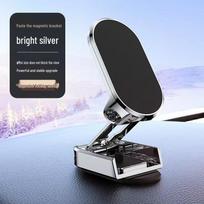 Magnetinis telefono laikiklis automobiliui su 360° pasukimu, sulankstomas prietaisų skydelio dizainas, lipnus tvirtinimas