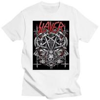 Slayer Show No Mercy Long Sleeve T Shirt Mens Vintage Tshirt Harajuku Streetwear Hip Hop Cotton T-Shirt Tee Tops S balta