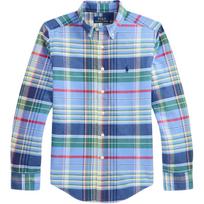 Polo Ralph Lauren Casual Shirt Plaid Flannel Collar Long Sleeve Kids Kids shirts 323979315-003 XL