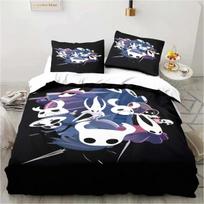 Game Hollow Knight 3D Print Comfortable Duvet Cover Set Pillowcase Room Decoration Home Textile Hollow Knights Duvet Cover Set EU Twin(135x200cm)