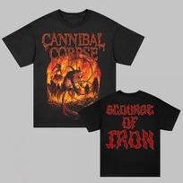 Cannibal Corpse Geležies Plaktukas Dvi Pusės Marškinėliai 4XL