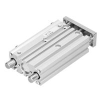 Pneumatic Air Cylinder with 3 Guide Rod for SMC Type Aluminium Alloy Hardware MGPM16X75