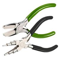 Set of 2 Jewelry Pliers Wire Straightening Pliers Nylon Jaw Pliers Beading Pliers Flat Nose Pliers for Jewelry Making 1