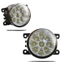 Pair of LED Fog Light Assembly Suitable for Dacia Duster 2010 to 2015