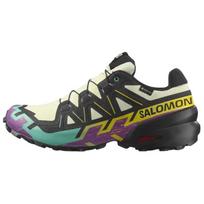 SALOMON Speedcross 6 Running Shoes Men's White Black Purple Sneakers 478798 42⅔