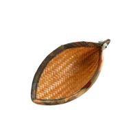 Kung Fu Tea Accessories Bamboo Woven Tea Chaze Retro Oval Tea Dustpan Chinese Style Tea Scoop Gift