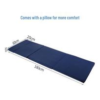 Norman Quad-Fold Foam Nap Mat with Pillow