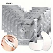50 Pairs Under Eye Patches, Isolation Eyelash Extension Pads, Under Eye Gel Pads For Pro Salon And Individual, DIY Lashes Extension Supplies 50pairs