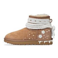 UGG CLASSIC MINI YDCC Sweetheart Xufeng Short Snow Boots Women's Chestnut 1016222-CHE(Team501-) 36