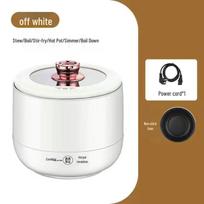 Compact Multifunctional Rice and Noodle Cooker for 1-2 People brown