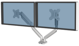 FELLOWES Monitor reinforcement PLATINUM Dual Monitor Arm Silver