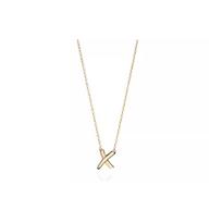 Tiffany & Co. Palomas Grafiti Mažas X formos 18K aukso karoliai Unisex karoliai GRP11483 Gold,S