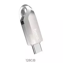 Hoco 128GB USB 3.0 Flash Drive (USB-A + USB-C) UD8 Nickel