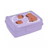 Keeeper Food storage container deco-click-box midi 1L Carla “Capybara” 17x13x7cm soft purple