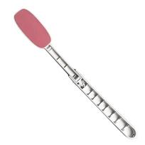 Extendable Foldable Backs Lotion Applicator Long Curved Handle Back Self-Tanning Back Cream Aid Reusable rožinė