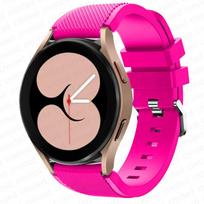 20mm 22mm Band for Samsung Galaxy Watch 6/4/Classic/5 pro/3/active 2 Gear s3/S2 silicone bracelet Huawei GT/2/GT2/3 Pro 4 strap 22mm rožinė