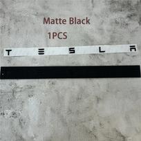 Car Front Hood Rear Trunk Badge Sticker Decor for Tesla Model 3 S X Y Roadster Auto Emblem Exterior Decal Accessories matinė juoda spalva