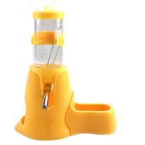 Steady Plastic Hamster Water Feeder 80ML Capacity Detachable Hamster Drinker Hamster Automatic Water Dispenser Hamster geltona