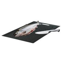 Fish Fillet Mat with Measuring Scale Kitchen Dish Drying Mat for Anglers Fishermen Campers Home Cooks Chefs Boat Dock Shoreline China Mainland