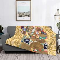 Gustav Klimt Throw Blanket Blankets Anime Bed Sheets Bedspread On The Bed Warm Blanket Bedspread On The Sofa Queen King Szie 75x90cm