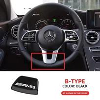 Automobilio interjero vairo emblema lipdukas Panelės centrinis ženklelis AMG Mercedes Benz W212 W213 W205 GLA CLA GLC GLE Naujos C/E klasės