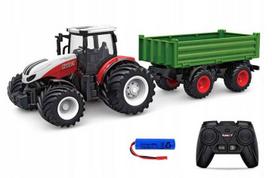 Traktor Zdalnie Sterowany Ciągnik Z Przyczepą Rc Farma Na Prezent