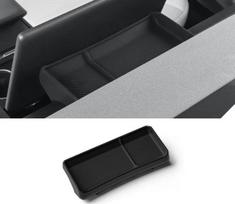 TPE Center Console Rear Storage Box Trash Can Organizer For Tesla For Model Y For Juniper 2026 Black,White,Gray juoda