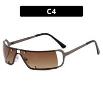 Square Women Sun Glasses Men Vintage Oculos Future technology sunglasses Eyeglasses Vintage Rectangle Lens Female hottie sun Glasses MULTI