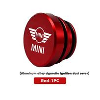 Car Cigarette Lighter Plug Dustproof Cover Fire Missile Button For MINI Cooper R60 R56 F56 F55 F57 F60 Countryman Convertible