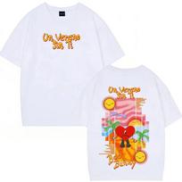 Bad Bunny Un Verano Sin Ti Fashion Printed Tees Men Women Oversized T-shirts Loose Casual Short-sleeved T-shirts S