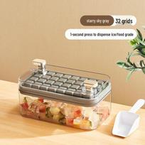 Vango 32-Grid Easy-Release Ice Cube Tray with Lid