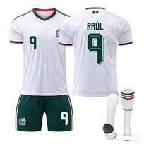 2026 FIFA World Cup Mexico Away #9 RAÚL Sport Training Jersey Set with Socks Teens Kids Adults Football Kits 16